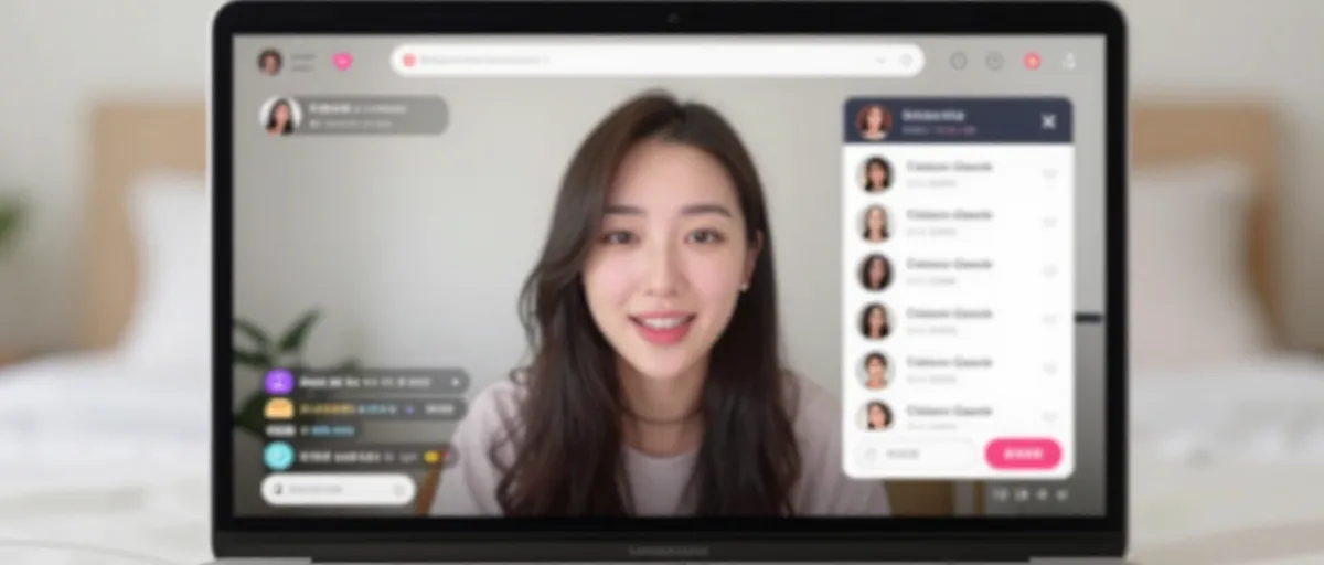 Camgirl livestream med chat interface - digitale alternativer til escort tjenester